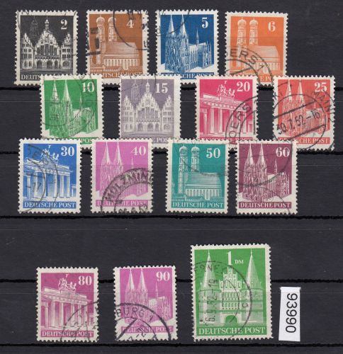 Bizone 1948 Mi. Nr. 73-97 eg gestempelt