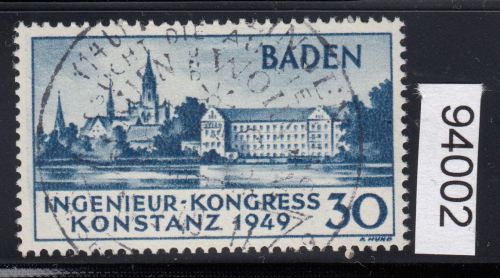Alliierte Franz. Zone Baden Mi. Nr. 46 gestempelt