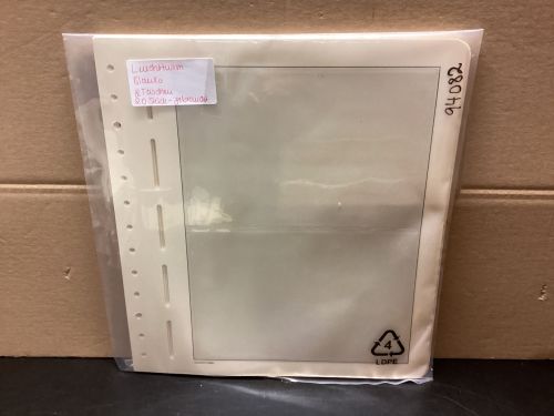 Leuchtturm Blanko Hüllen  2 Taschen 20 Stück  gebraucht