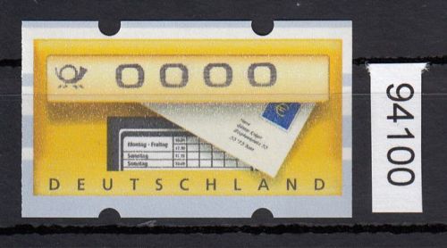 Bund 2002, Mich.-Nr.: ATM 5 **  Werteindruck 0000