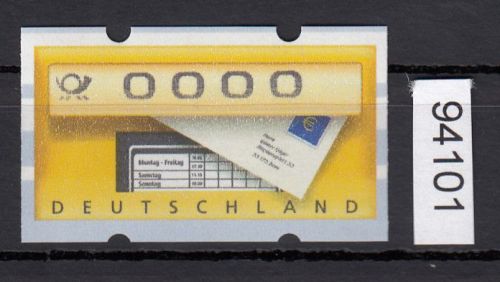 Bund 2002, Mich.-Nr.: ATM 5 **  Werteindruck 0000