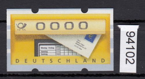 Bund 2002, Mich.-Nr.: ATM 5 **  Werteindruck 0000