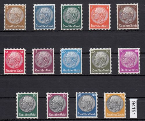 DR 1933, Mich.-Nr.: 482-495 ** geprüft