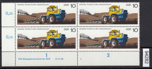 DDR 1977, Mich.-Nr.: 2236 ** DV  FNr. 3   Eckrand  Druckvermerk