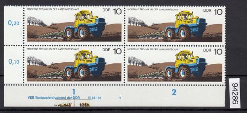 DDR 1977, Mich.-Nr.: 2236 ** DV  FNr. 2   Eckrand  Druckvermerk