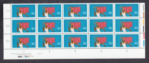 DDR 1977, Mich.-Nr.: 2246 ** DV  FNr, 1   Eckrand  Druckvermerk