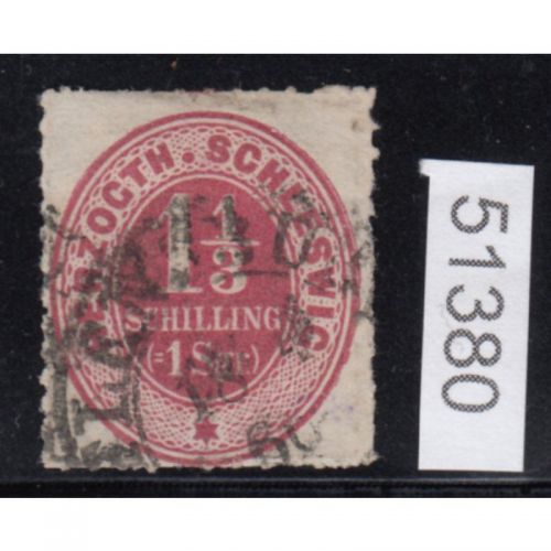 AD Schl.-Holst,-Lauenb 1865, Mich.-Nr.: 15  gestempelt