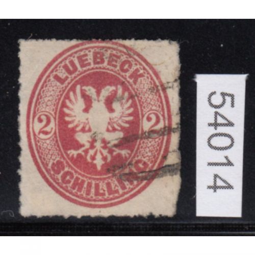 AD Lübeck 1863, Mich.-Nr.:10  gestempelt  geprüft