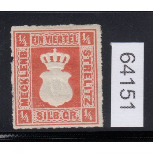 AD Meckl.-Strelitz 1864, Mich.-Nr.: 1  *