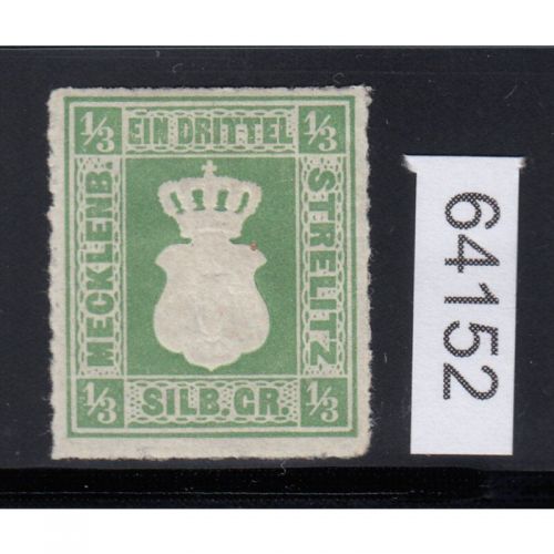 AD Meckl.-Strelitz 1864, Mich.-Nr.: 2  *   geprüft