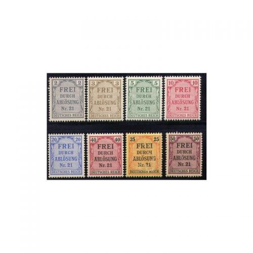 DR Dienst 1903, Mich.-Nr.:D 1-8 **