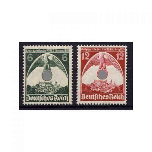 DR 1935, Mich.-Nr.: 586+587 **