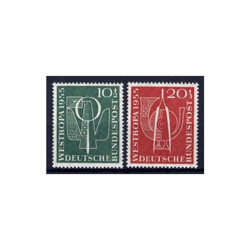 Bund 1955, Mich.-Nr.: 217-218 **