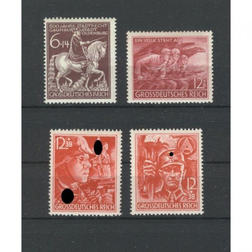 DR 1945, Mich.-Nr.: 907-910 ** Komplett (unter 17 %)