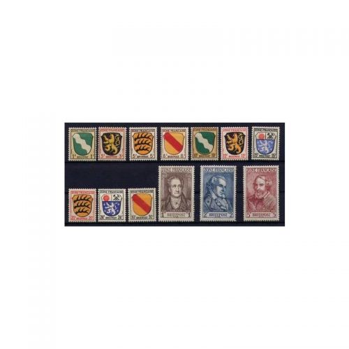 Alliierte Franz. Zone Allg. Ausg. Mi. Nr.  1 - 13 **