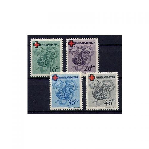 Alliierte Franz. Zone Rheinland Pfalz Mi. Nr. 42-45 A **