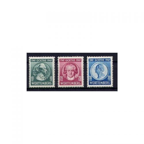 Alliierte Franz. Zone Württemberg Mi. Nr. 44-46 **