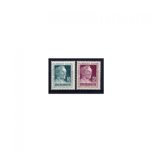 Alliierte Franz. Zone Württemberg Mi. Nr. 47+48 **