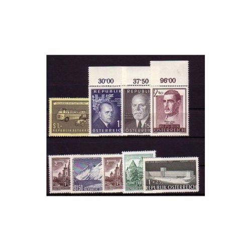 Österreich 1957, Mich.-Nr.: 1031-1039 **