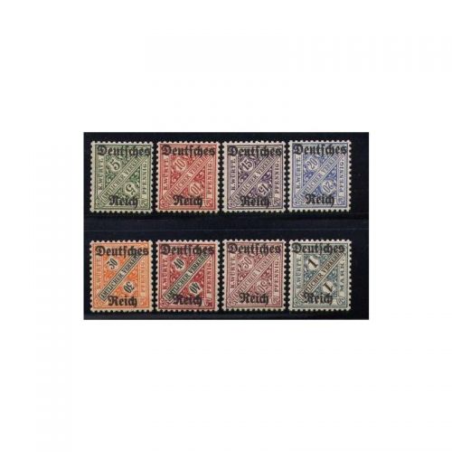 DR Dienst 1920, Mich.-Nr.:D 57-64 **