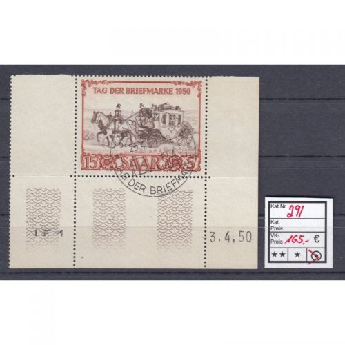Saarland 1950 Mi. Nr. 291 Br gestempelt  lesen