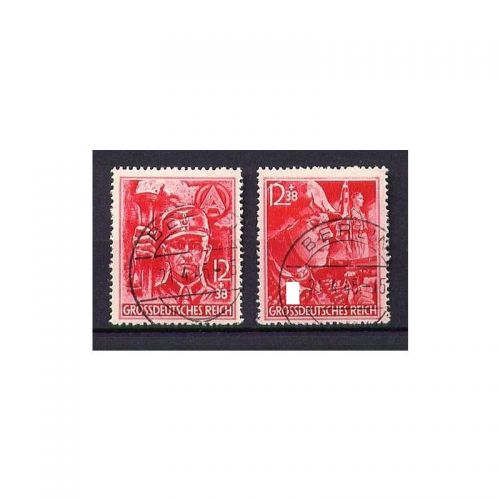 DR 1945, Mich.-Nr.: 909+910 gestempelt Stempel Falsch
