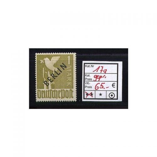 Berlin 1948, Mich.-Nr.: 17 a **  gepr./Kurzbefund