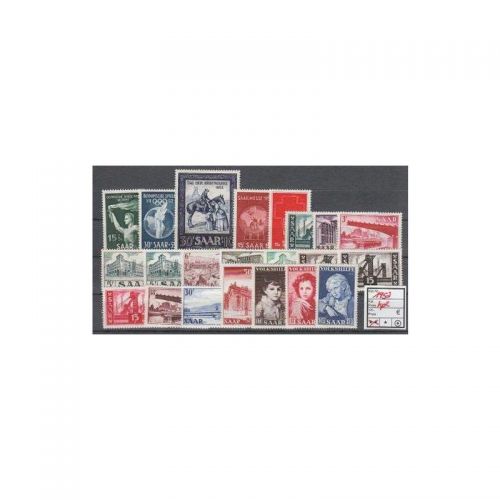Saarland  1952-59 Mi. Nr. 314-448 ** Komplett