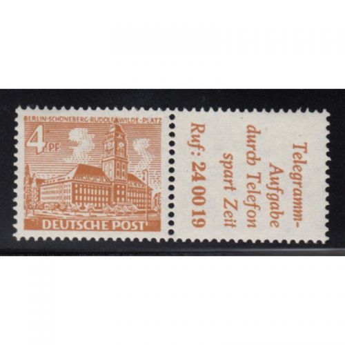 Berlin 1952, Mich.-Nr.: W 29 **