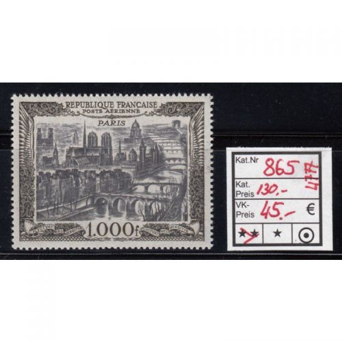 Frankreich 1949 : Mi.-Nr.: 865 **