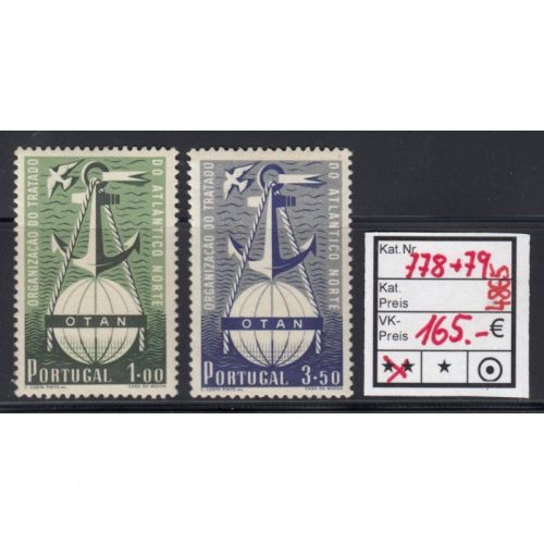 Portugal 1952, Mich.-Nr.: 778+79 **