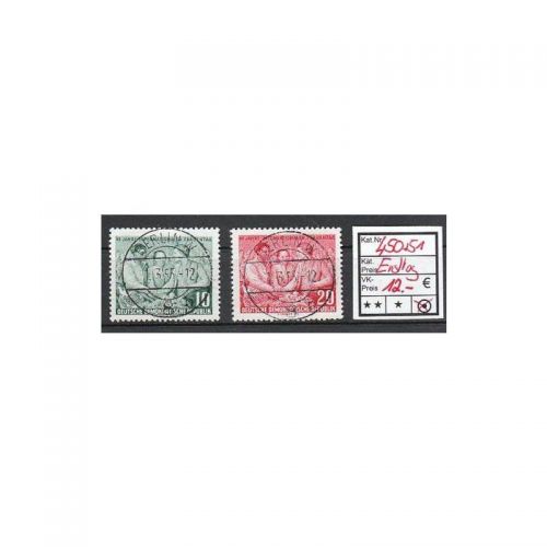 DDR 1955, Mich.-Nr.: 450+51 LUXUS Voll-Stempel Ersttag