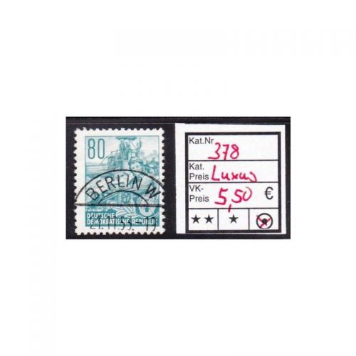 DDR 1953, Mich.-Nr.: 378 LUXUS Voll-Stempel