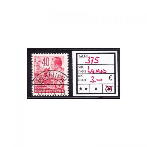 DDR 1953, Mich.-Nr.: 375 LUXUS Voll-Stempel