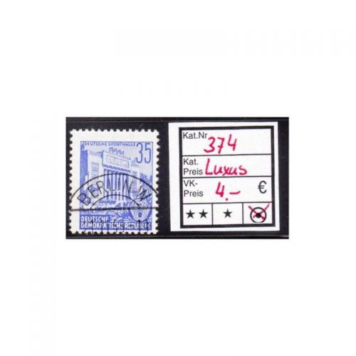 DDR 1953, Mich.-Nr.: 374 LUXUS Voll-Stempel