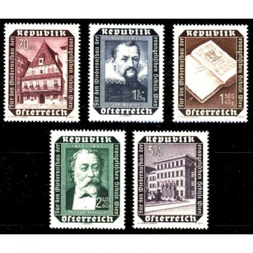 Österreich 1953, Mich.-Nr.: 989-93 **