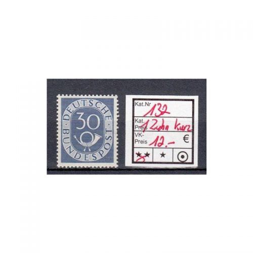 Bund 1951, Mich.-Nr.: 132 ** mängel