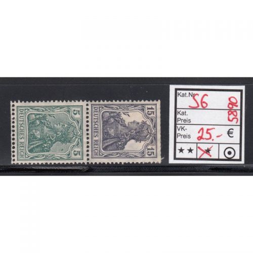 DR 1917/18 (MH 9), Mich.-Nr.: S 6 *