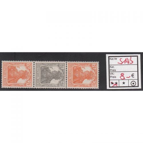 DR 1916/17, Mich.-Nr.: S14 b  **