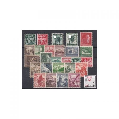 DR 1938, Mich.-Nr.:  660-685 ** Komplett (unter 27 %)