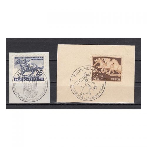 DR 1942, Mich.-Nr.: 814+15 gest. Luxus