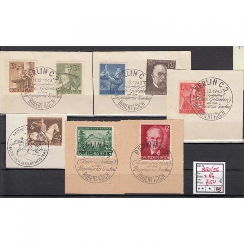 DR 1943, Mich.-Nr.: 850-56 gest. LUXUS