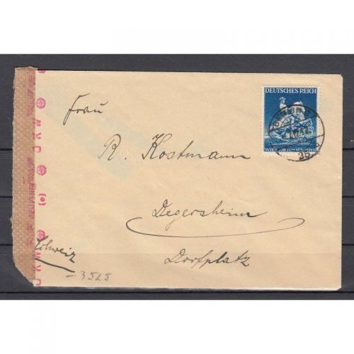 DR 1941, Mich.-Nr.: 771 Brief Portorichtig