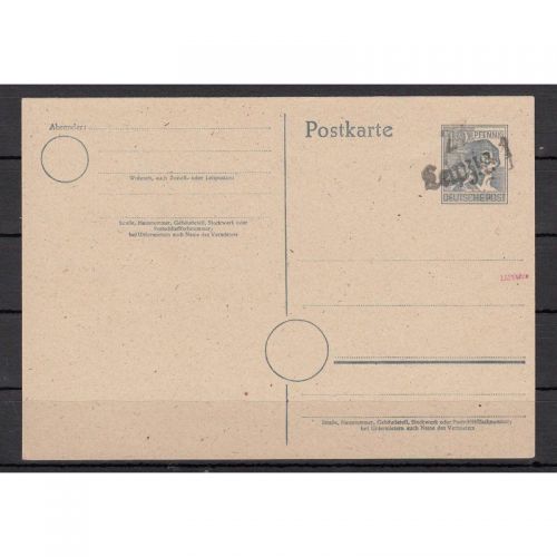 Bezirk 27 nr. 002a Leipzig ** 12 Pf. Ganzsache