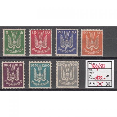DR 1924, Mich.-Nr.: 344-50 *