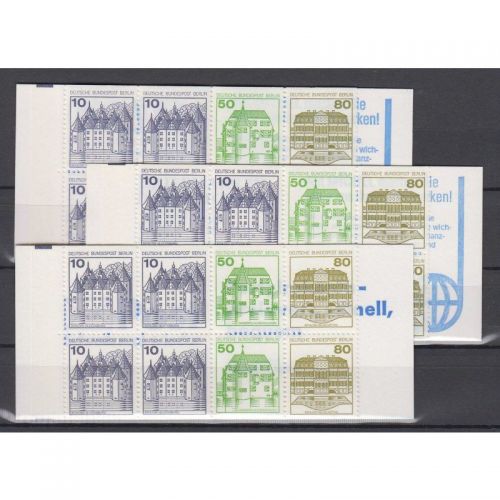 Berlin 1982, Mich.-Nr.: MH 13 a-c **