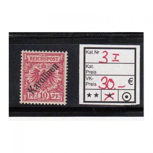 Kolonien Karolinen 1899, Mich.-Nr.: 3 I *