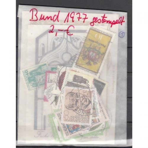 Bund 1977, Mich.-Nr.: 913-955 Gestempelt Komplett