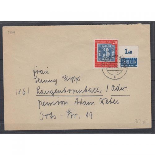 Bund 1949, Mich.-Nr.: 114   Brief