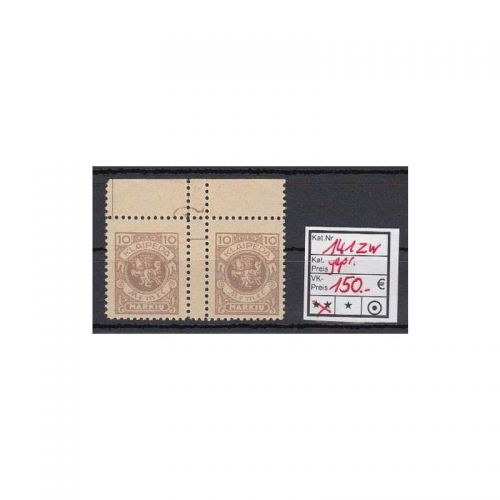 Memel 1923 Mi. Nr. 141 ZW ** geprüft  Befund